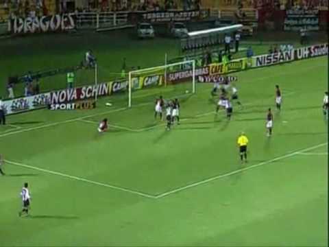 Santos elimina Flamengo - Sul-Americana 2004