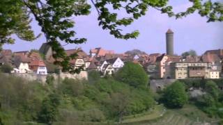 preview picture of video 'Rothenburg ob der Tauber, mittelalterliches Franken'