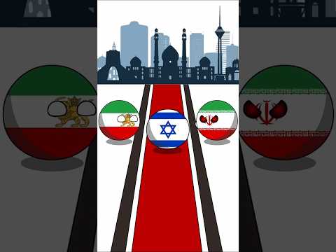 Comparing Iran's Modern-Day International Relations with Pahlavi Iran! 🌍🇮🇷 | Countryball Animation