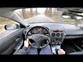 Mazda 6 2 0i 147HP Combi 2005 POV Test Drive Acceleration 0 100 4K 108