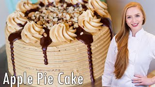 Apple Pie Maple Pecan Cake