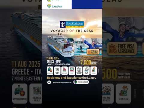 Thumbnail for Set sail on a luxurious adventure with Royal Caribbean’s Voyager of the Seas!