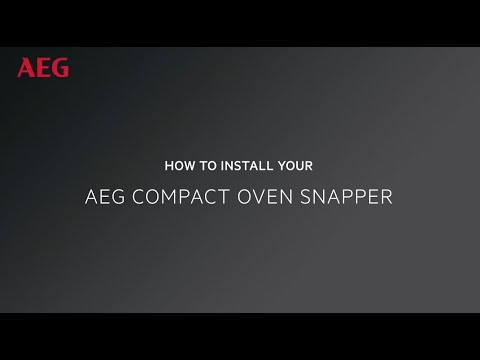 How to install your AEG Compact Oven Snapper