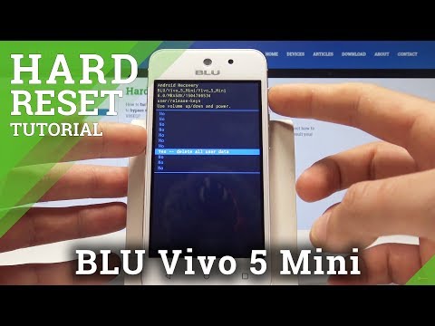 How to Hard Reset BLU Vivo 5 Mini - Bypass Screen Lock Solution / Factory Reset
