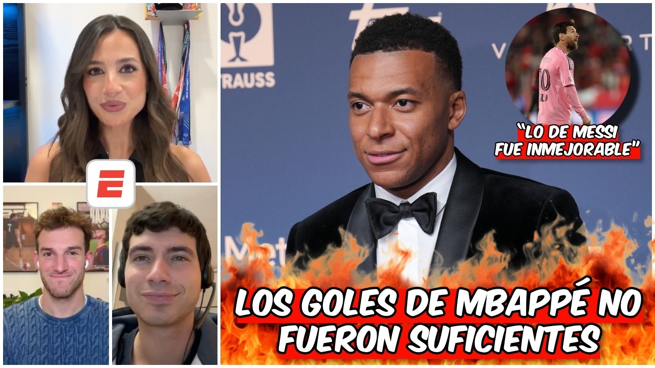 KYLIAN MBAPPÉ se fue con las MANOS VACÍAS y LIONEL MESSI no pudo LEVANTAR su NOVENO | Balón de Oro