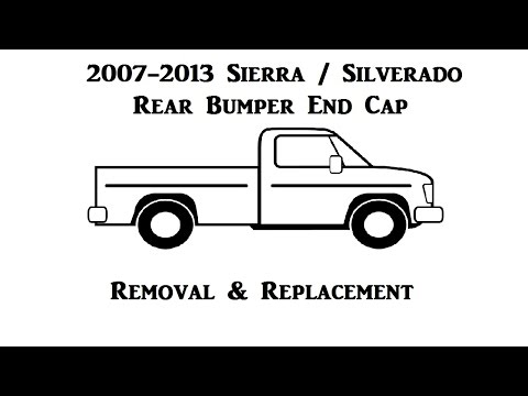 2007-2013 GMC Sierra / Chevrolet Silverado - Bumper End Cap Replacement