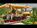 Hot Wheels HEAVY HAULERS | Episode 1: Delivering Large Siku machinery | Stop Motion Diorama | 1/64