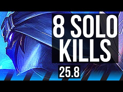 KASSADIN vs SYNDRA (MID) | 8 solo kills, 53k DMG, Legendary | EUW Master | 25.8