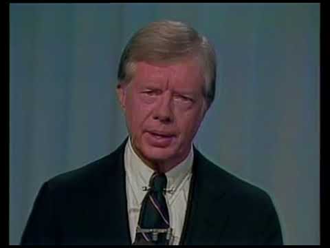 presidential debate with Ronald Reagan and president Carter October 28 1980