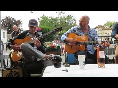 Quartet Jazz Manouche "Vidéo 3" Festival Off Django Reinhardt au Fenjy Bar à Samoreau, 20 Juin 2022