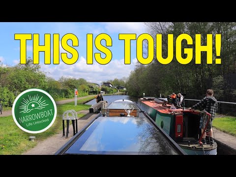 We took our Narrowboat up the WIGAN FLIGHT Leeds Liverpool Canal Ep.214