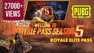 PUBG MOBILE - UNLOCKING ALL REWARDS (SEASON 5) - ELITE ROYAL PASS - Full HD 1080p 60fps