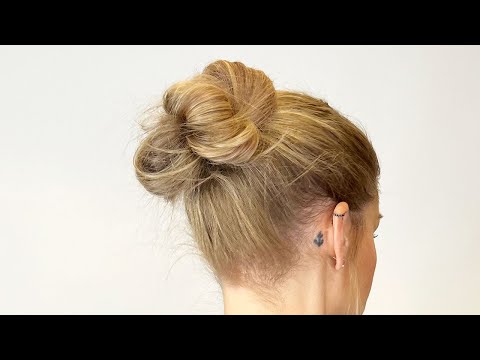 Easy hairstyle for New Year's eve