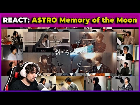 💜🌑 React: ASTRO Memory of the Moon (linda homenagem) #react #kpop #Astro