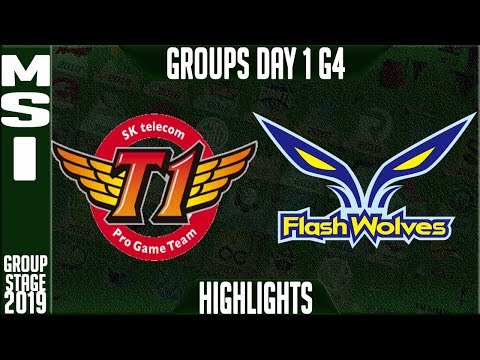 SKT vs FW Highlights | MSI 2019 Group Stage Day 1 | SK Telecom T1 vs Flash Wolves