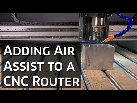Adding Air Blast to a CNC Router