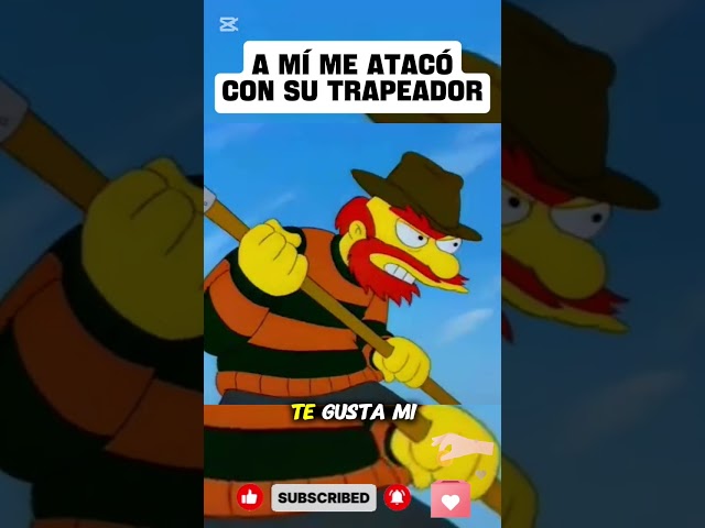 Vídeo relacionado con The Simpsons Groundskeeper Willie Tears Off Camiseta Camiseta