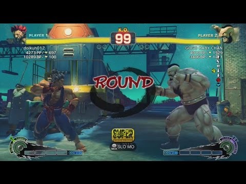 Doikun012 (Akuma) vs. GOGO BABY CHAN (Zangief) - SSFIV AE 2012 Match