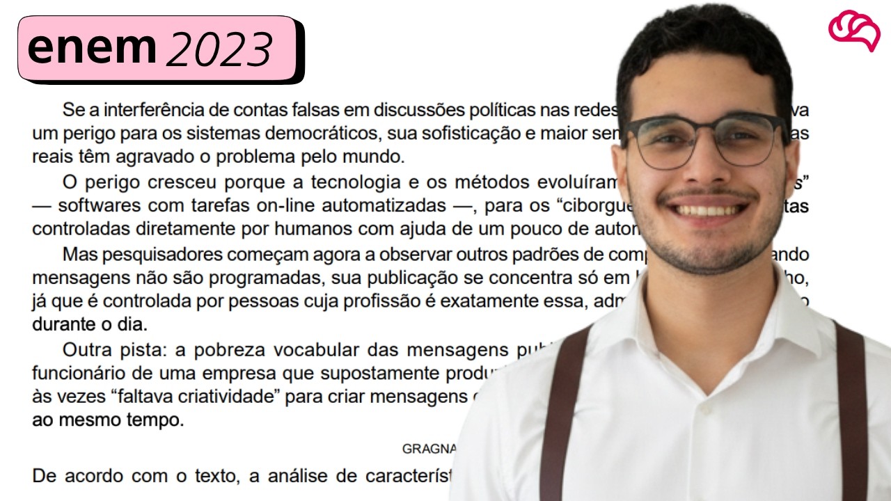 Resolução em Vídeo — Questão 10 ENEM 2023