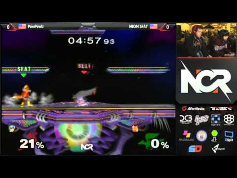 NorCal Regionals 2015 - SSBM - Winners Final - PewPewU (Marth) vs MIOM SFAT (Fox)