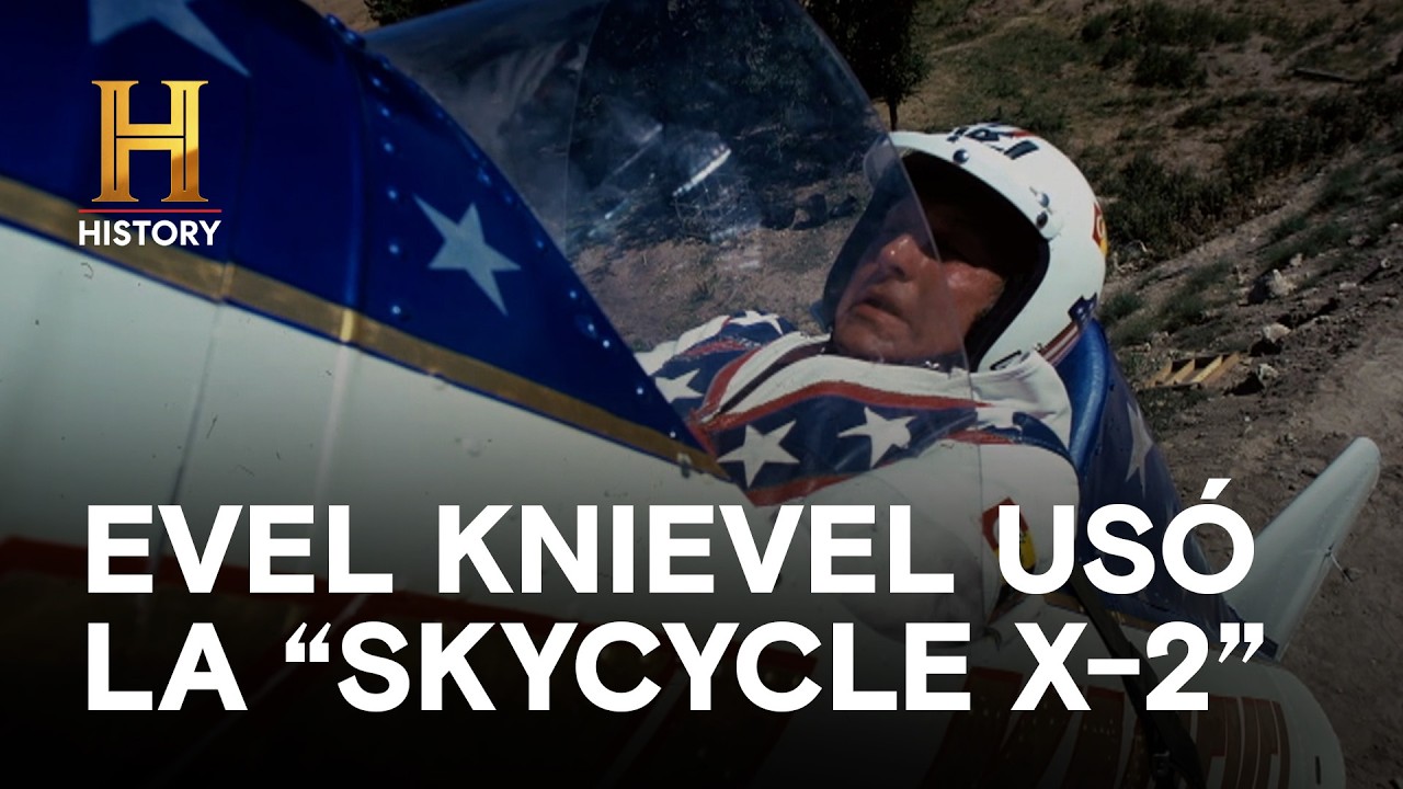 EVEL KNIEVEL USÓ LA "SKYCYCLE X-2" - CAZADORES DE TESOROS