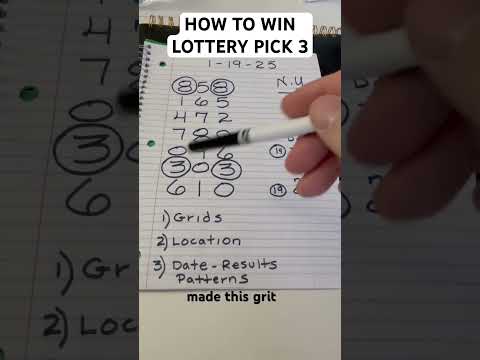 HOW TO WIN LOTTERY PICK 3 FOR ALL STATES #lotterystrategies #lotteryusa #pick3 #pick4 #love #fyp