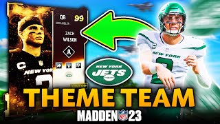 THE BEST POSSIBLE JETS THEME TEAM!!! GOLDEN TICKET ZACH WILSON!!! - Madden 23 Ultimate Team