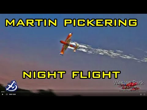 Captivating Night Flight with Martin Pickering and LED-Lit Aircraft-Weston Park Model Air Show 2022