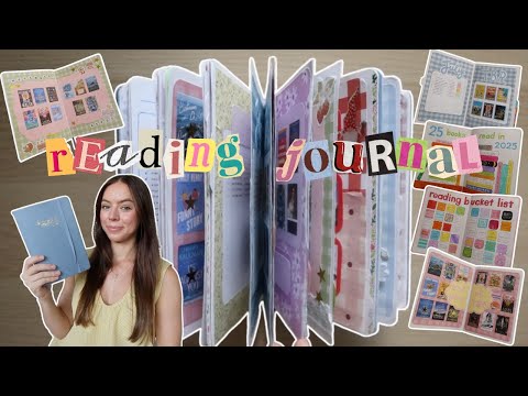 2025 READING JOURNAL FLIP THROUGH! 📖✨ *completed journal + spread ideas*