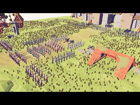 150x ARMED CIVILIAN vs 100x ARMED SOLDIERS - Totally Accurate Battle Simulator | TABS