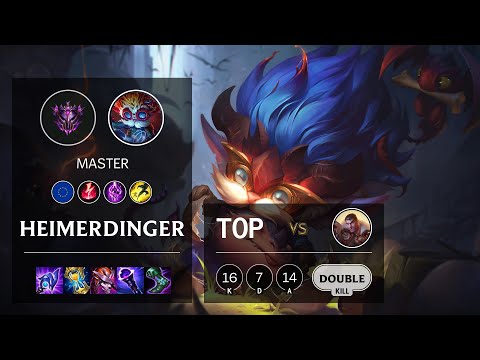 Heimerdinger Top vs Jayce - EUW Master Patch 11.11