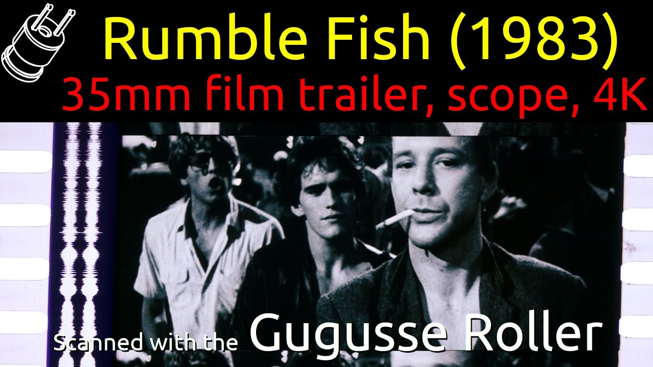 Rumble Fish (1983) 35mm film trailer, scope 4K - YouTube