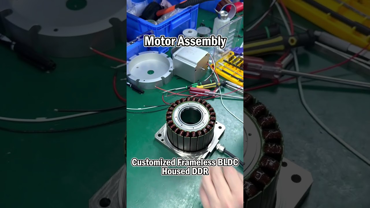 Customized Frameless BLDC & Housed DDR FI140120 #motor #dcmotor #bldcmotor #brushless #bldc
