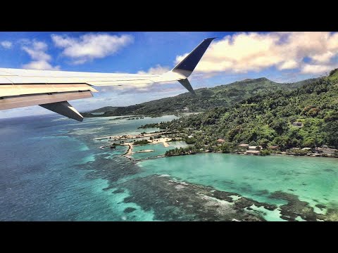 United B737 Decolagem Chuuk