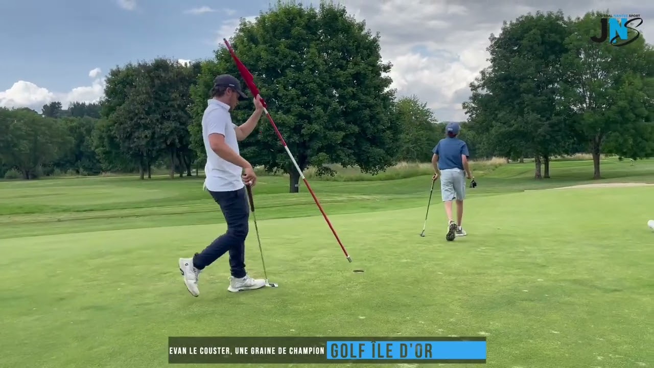 Evan Le Couster (N°62 français), une graine de champion au Golf Île d'Or