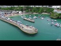 Race 3 Newquay Ladies Gig Rowing County Championships drone withy commentary