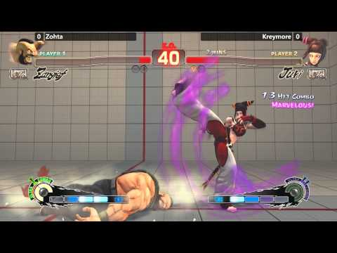 USF4 @ NLBC #103 - Zohta (Zangief) vs Kreymore (Juri) [720p/60fps]