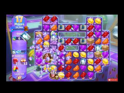 Wonka's World of Candy Level 519 NO BOOSTERS - A S GAMING ✔