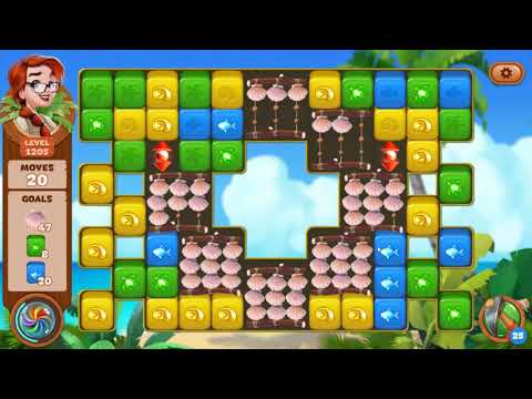 Lost Island Blast Adventure Level 1205 NO BOOSTERS - A S GAMING