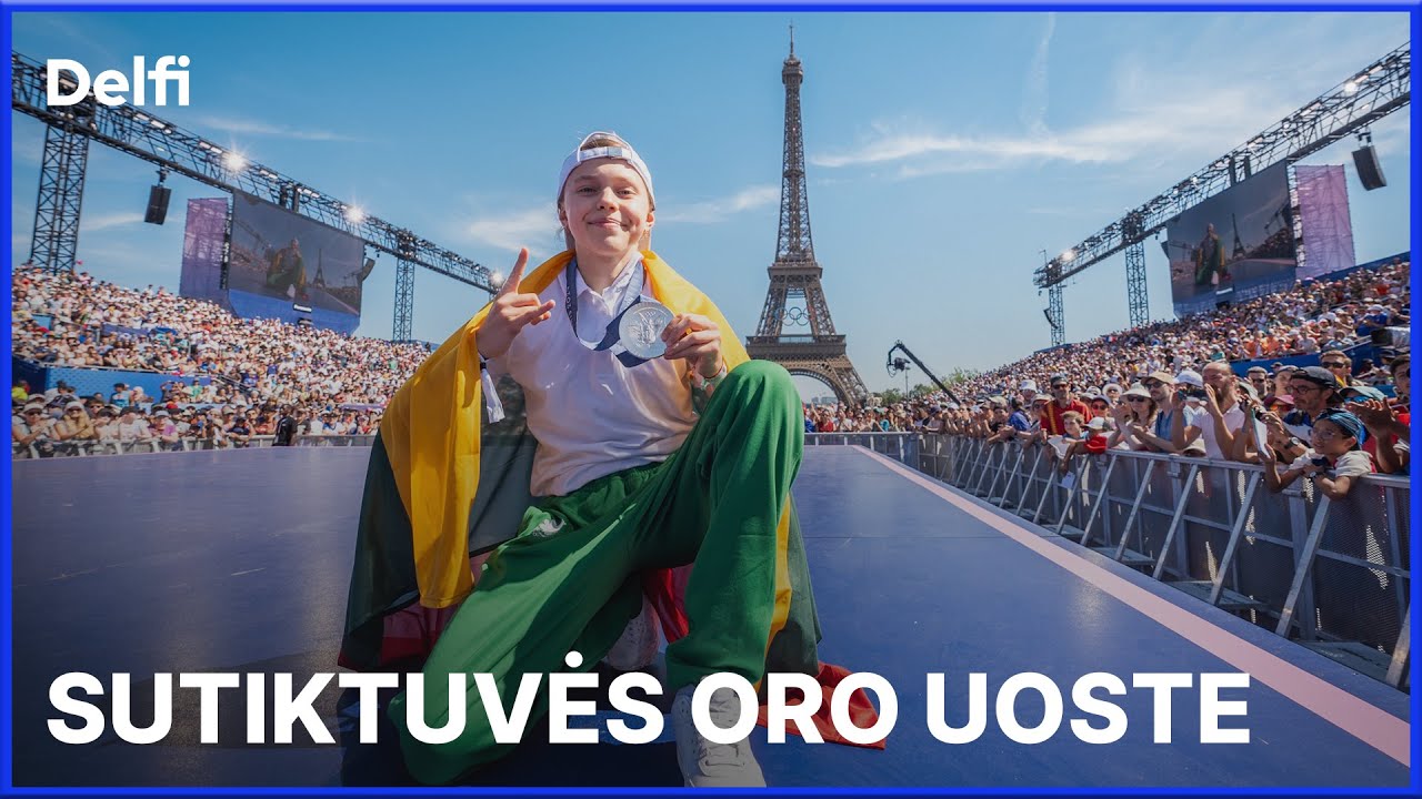 Tiesiogiai: Lietuvos olimpiečių sutiktuvės Vilniaus oro uoste