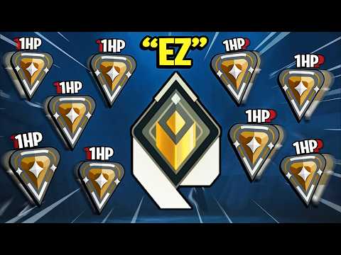 I put a Radiant VS 9 Bronze players with 1 HP! - Who Wins?