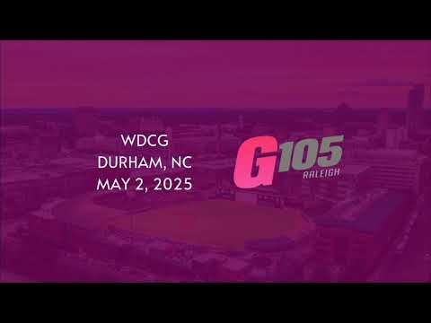 WDCG Durham, NC (G105) | Hourly Station ID & Jingle | May 2, 2025