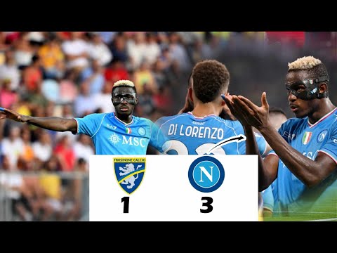 Frosinone vs Napoli 1 : 3 | Osimhen Scores 2 goals | All goals