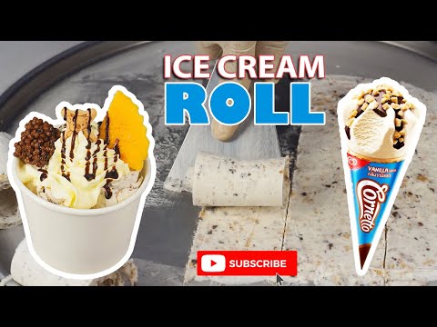 [ASMR] Cornetto Vanilla Ice Cream Rolls. Delicious Hard to Resist. Experience Tapping & Scratching