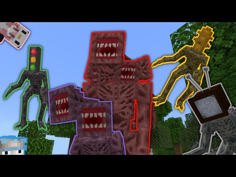 🔥 2023 NEW! 🔥 Siren Monster Add-on in Minecraft PE - UNBELIEVABLE!