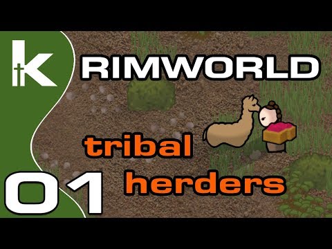 Rimworld Tribal Herders Ep 01 | Rimworld 1.0 Unstable Let's Play