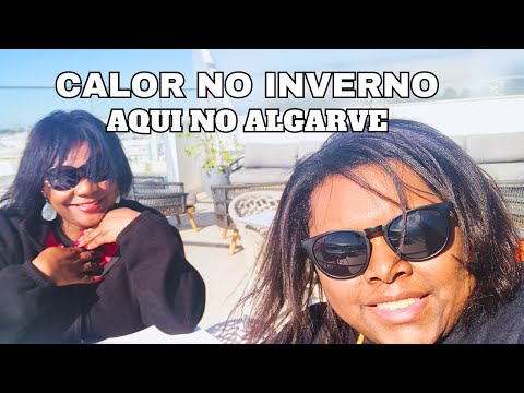 O CLIMA DE INVERNO NO ALGARVE EM PORTUGAL ESTÁ ASSIM 🌞| Paulista em Portugal