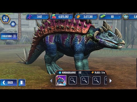 Made the nundagosaurus level 40