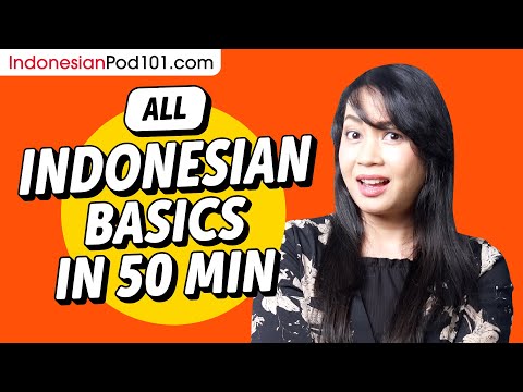 Learn Indonesian in 50 Minutes - ALL Basics Every Beginners Need