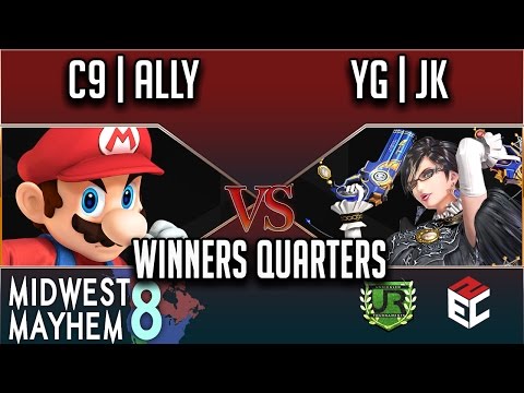 Midwest Mayhem 8 WINNERS QUARTERS - C9 | Ally (Mario) vs YG | JK (Bayonetta)